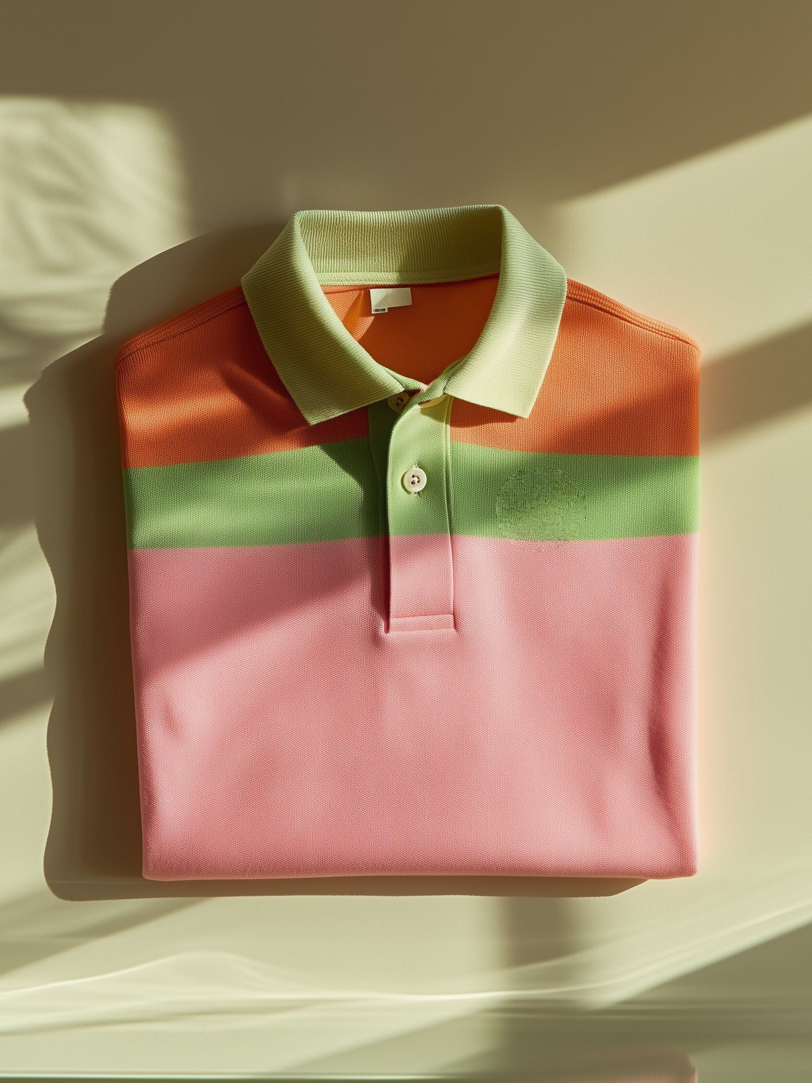 Camisa polo ejecutivo casual Old Money estampado con botones para hombre
