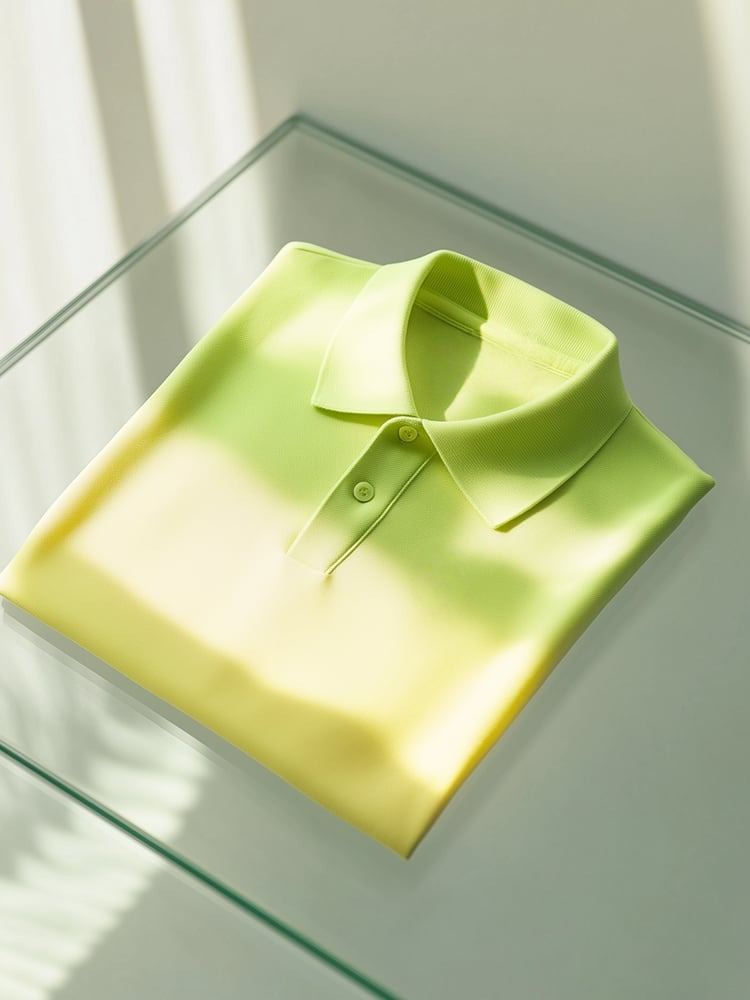 Camisa polo clásico ejecutivo Old Money Button de manga corta para hombre