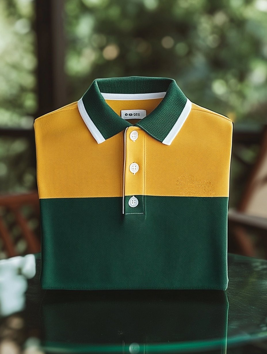 Camisa polo ejecutivo casual Button de manga corta para hombre