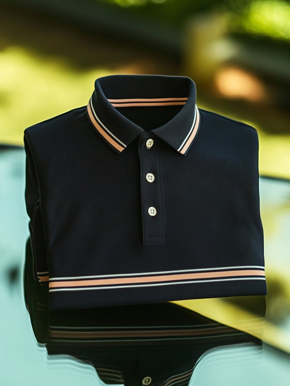 Camisa polo ejecutivo casual Button de manga corta para hombre