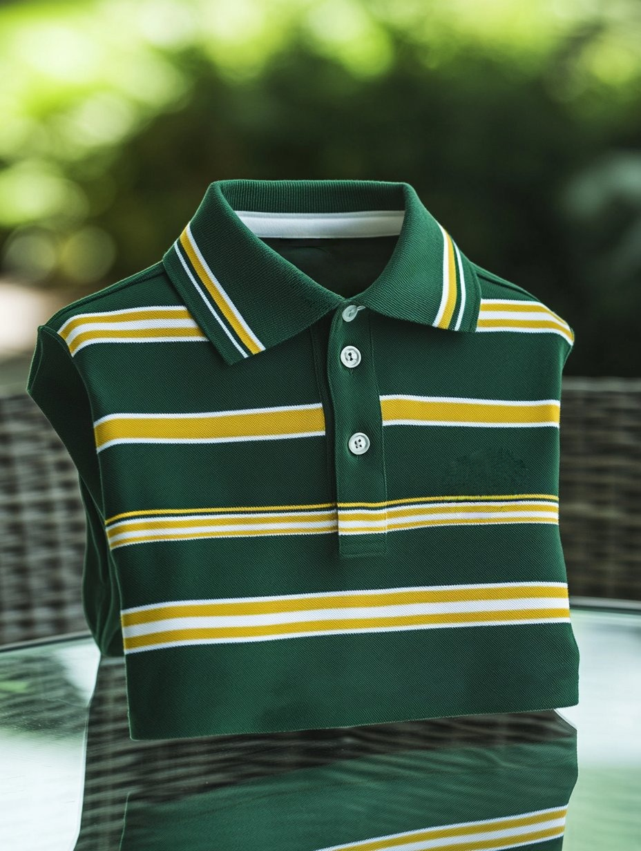 Camisa polo ejecutivo casual Button de manga corta para hombre