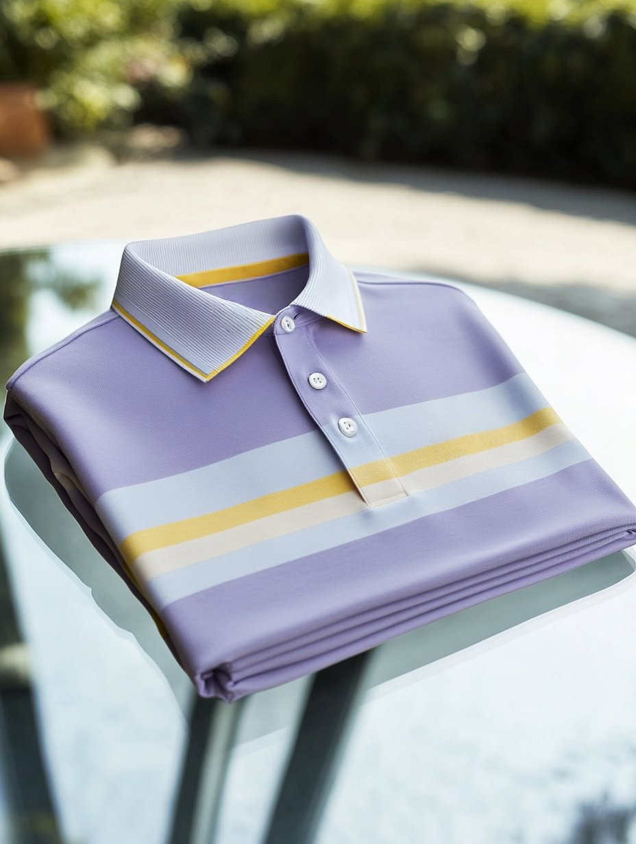 Camisa polo ejecutivo casual Button de manga corta para hombre