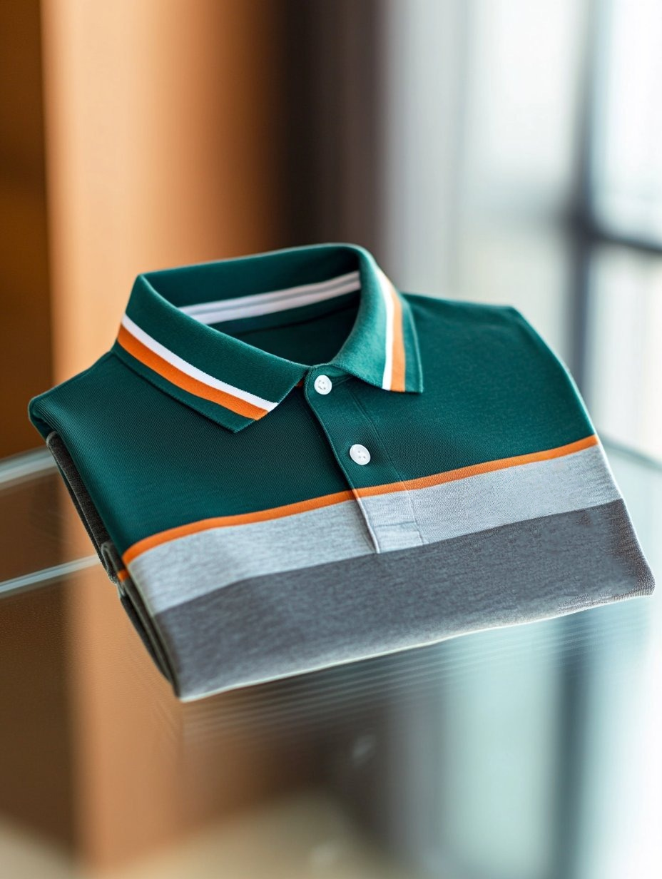 Camisa polo ejecutivo casual Button de manga corta para hombre