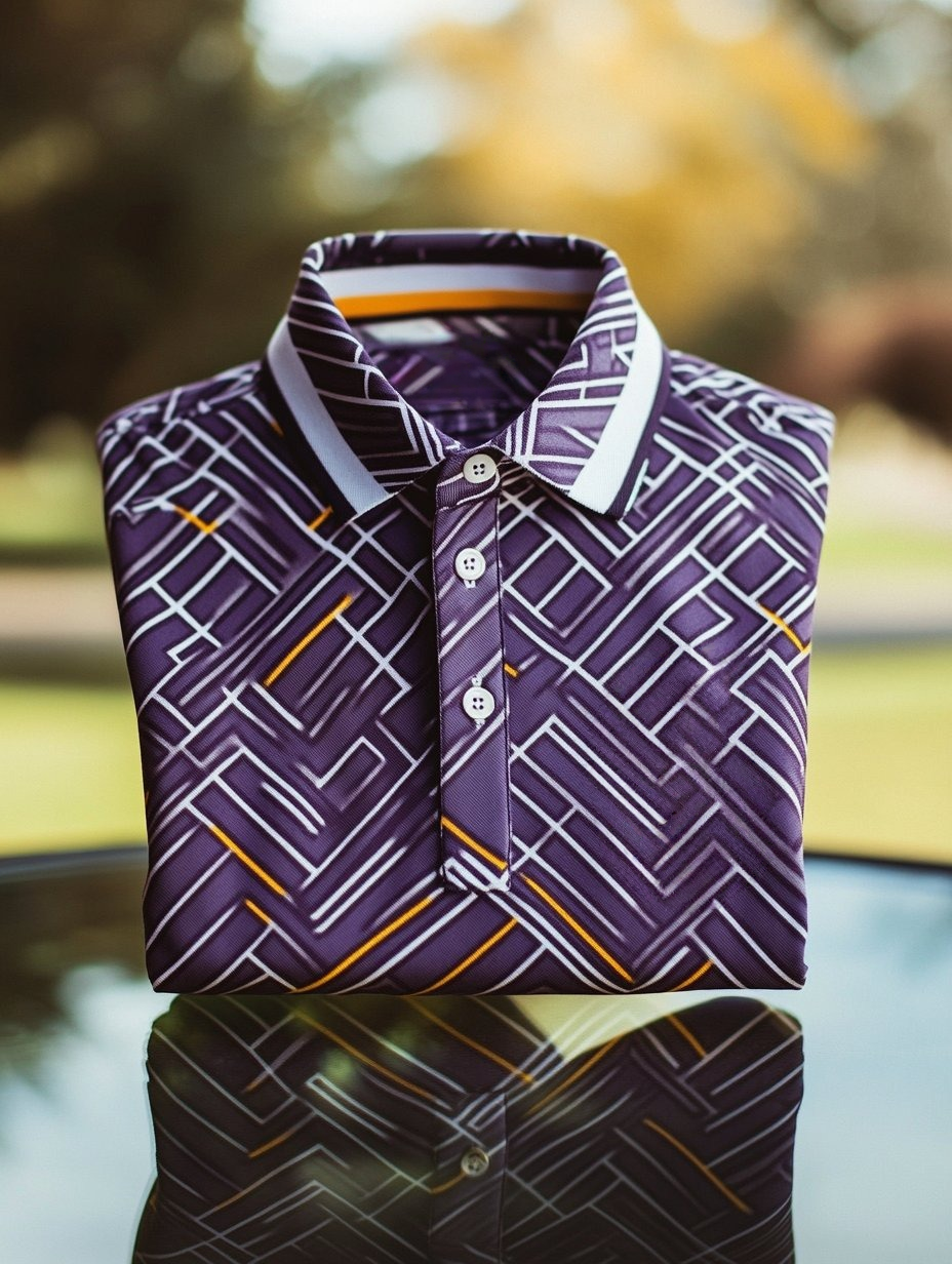 Camisa polo ejecutivo casual Button de manga corta para hombre