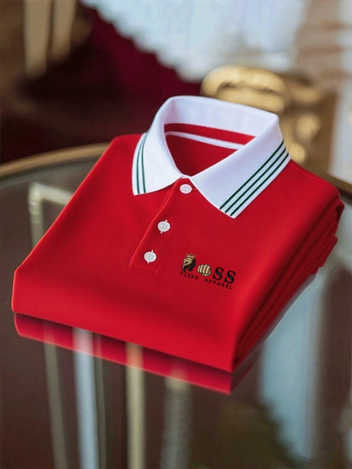 para hombre ejecutivo casual estampado de manga corta camisa polo