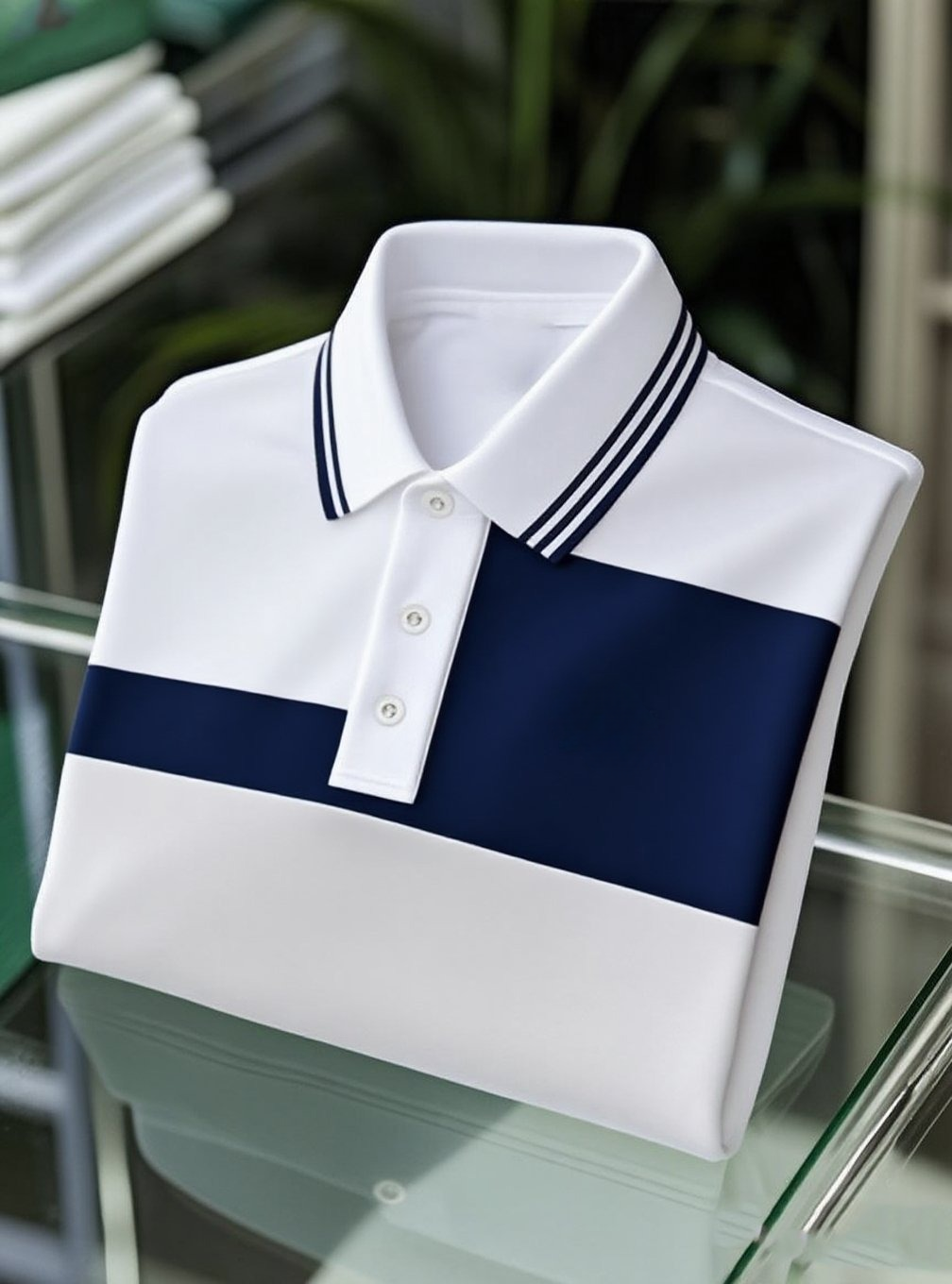 Camisa polo ejecutivo casual Button de manga corta para hombre