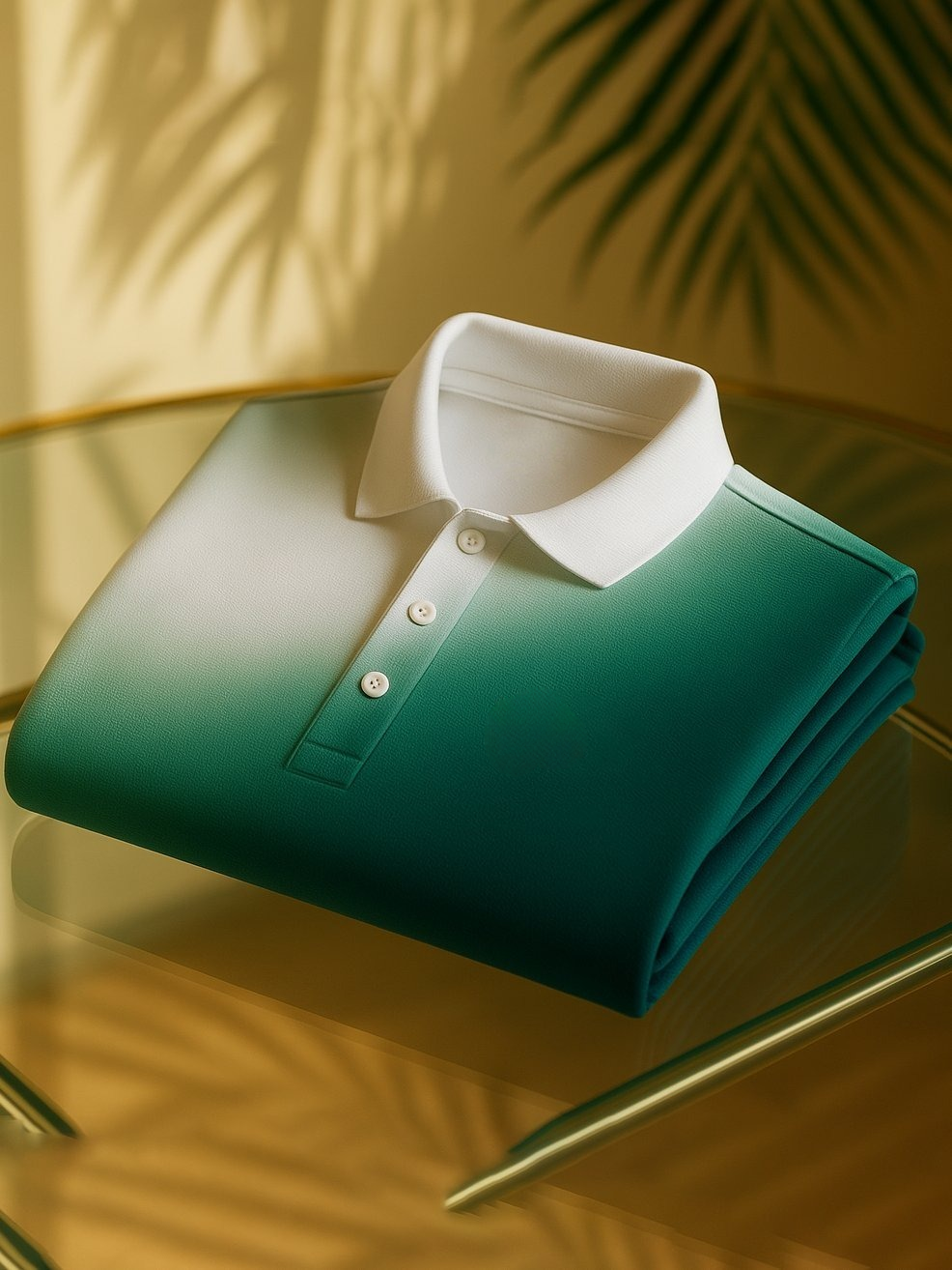 para hombre clásico ejecutivo Old Money Button de manga corta camisa polo