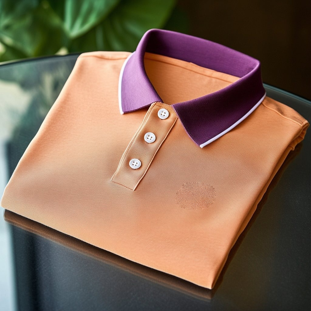Camisa polo ejecutivo casual bordado Button de manga corta para hombre
