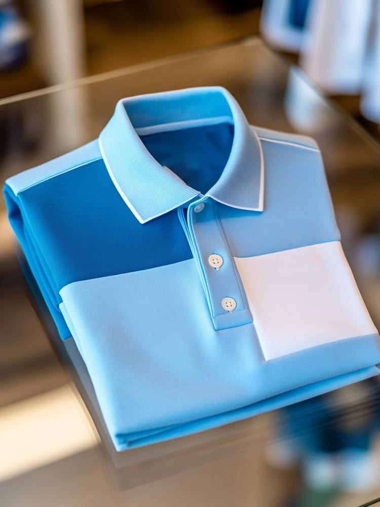 Camisa polo ejecutivo casual Button de manga corta para hombre