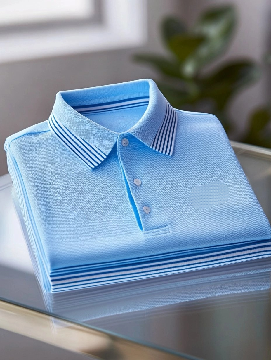 para hombre ejecutivo casual Fish Embroidered Button de manga corta camisa polo