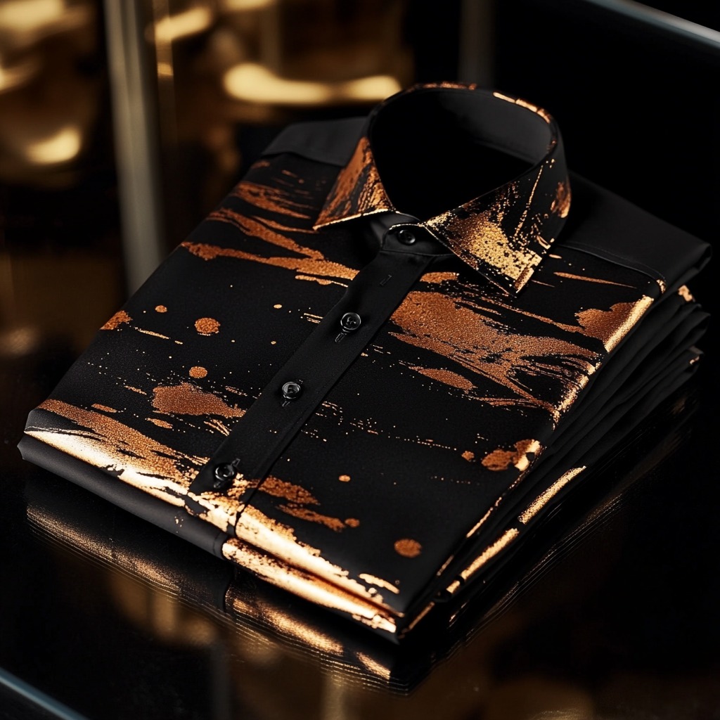 Camisa clásico Style wrinkle-resistant formal casual de manga larga