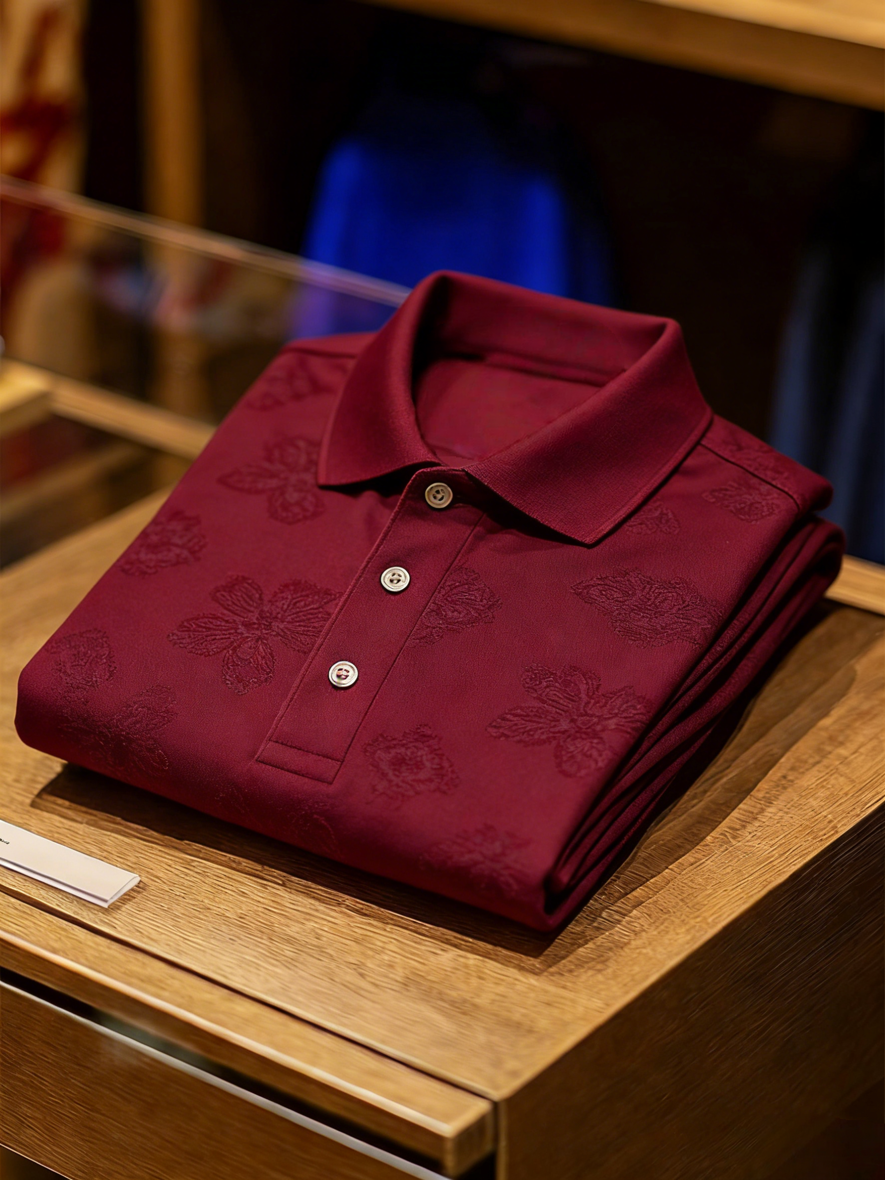 Camisa polo clásico ejecutivo Button de manga corta para hombre