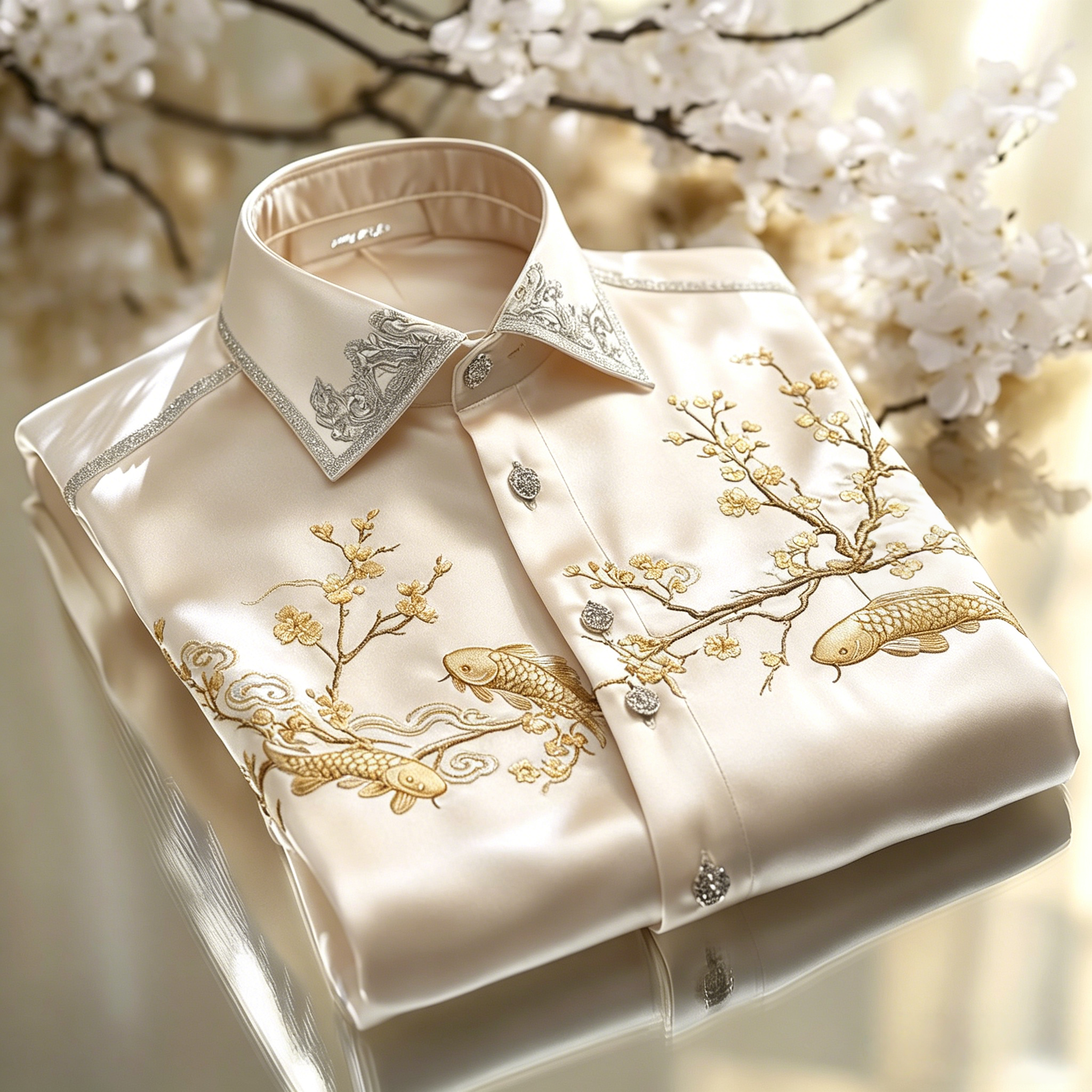 Camisa clásico Style wrinkle-resistant formal casual de manga larga
