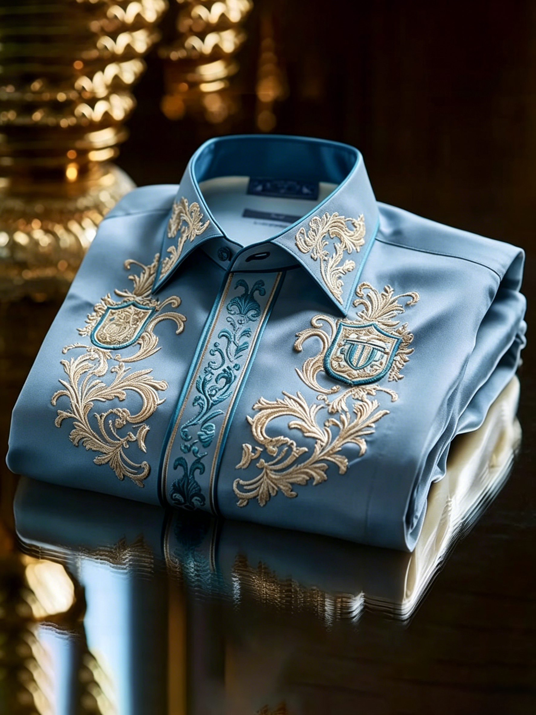 Camisa clásico Style wrinkle-resistant formal casual de manga larga