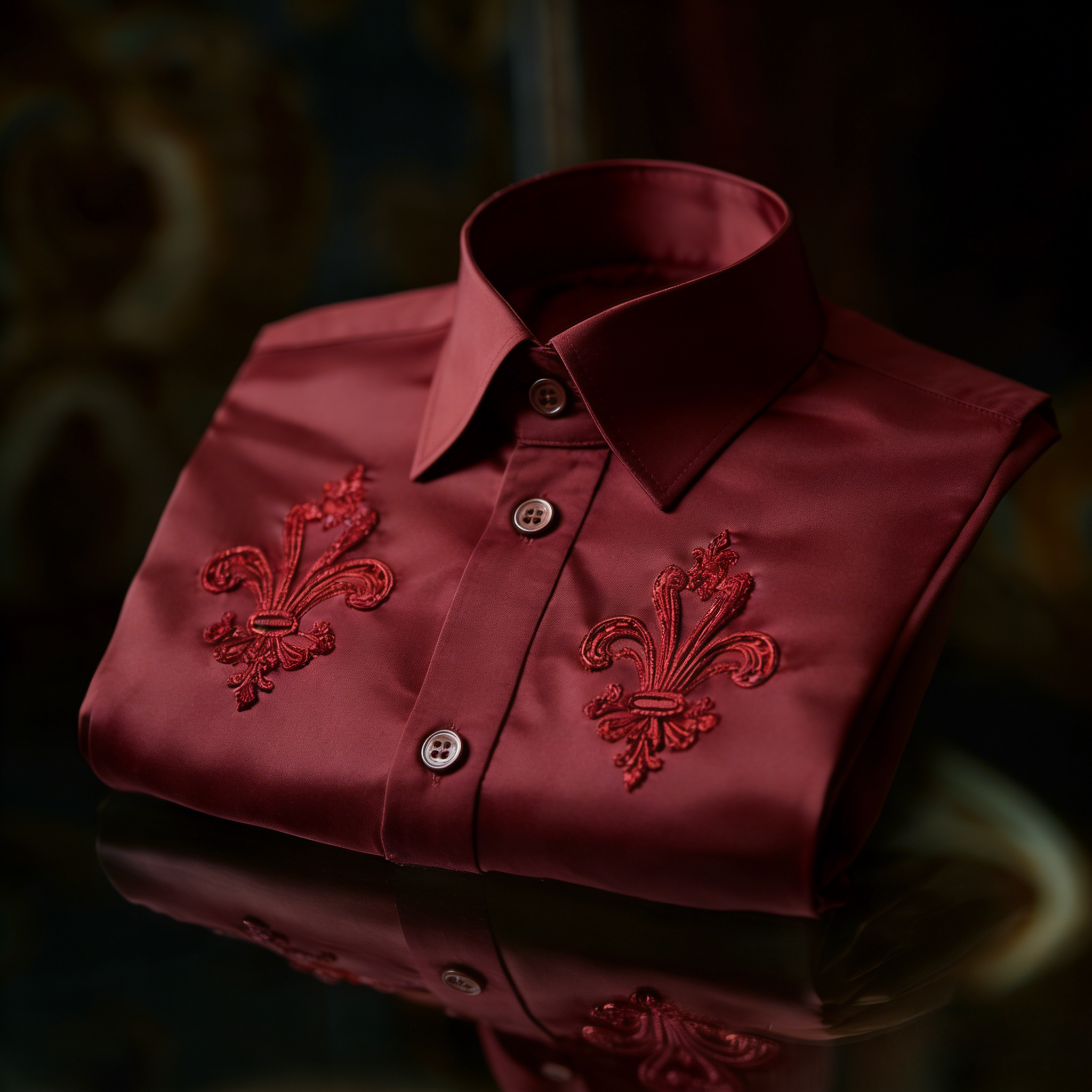Camisa clásico Style wrinkle-resistant formal casual de manga larga