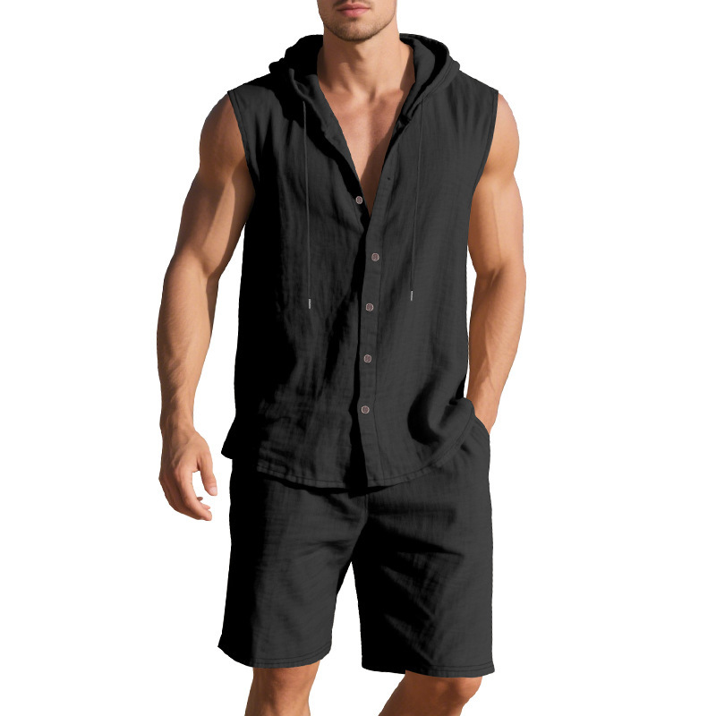 para hombre camisa & shorts Set