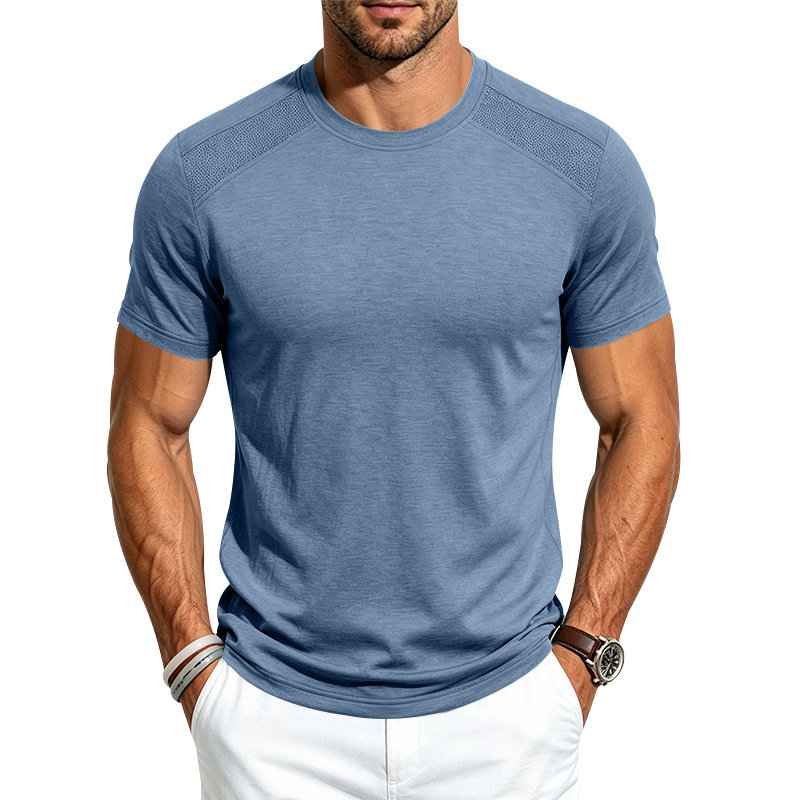 para hombre casual de manga corta camiseta