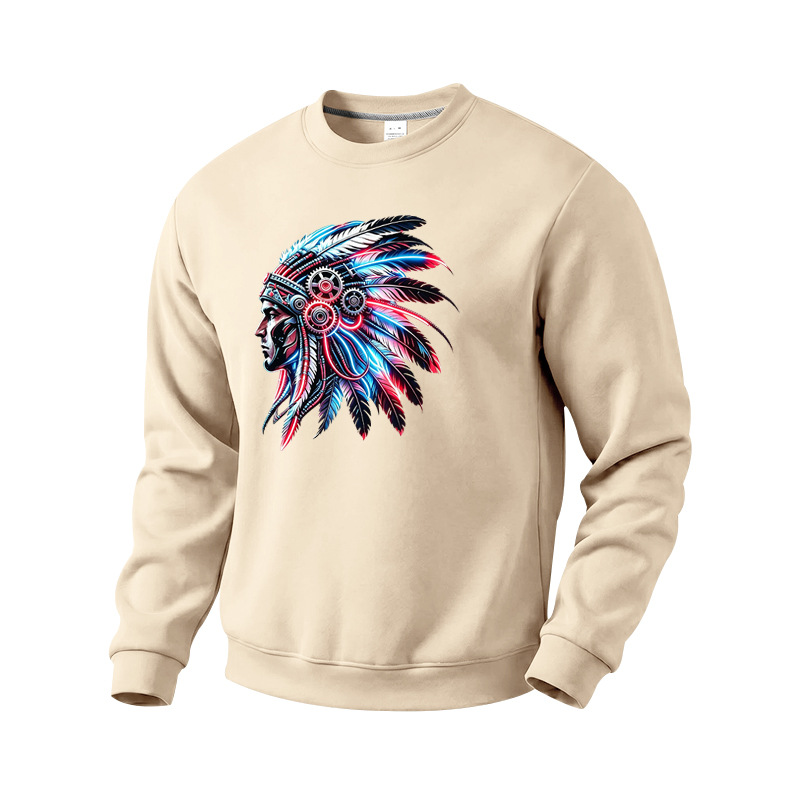 para hombre Fleece-Lined Crewneck Sweacamiseta