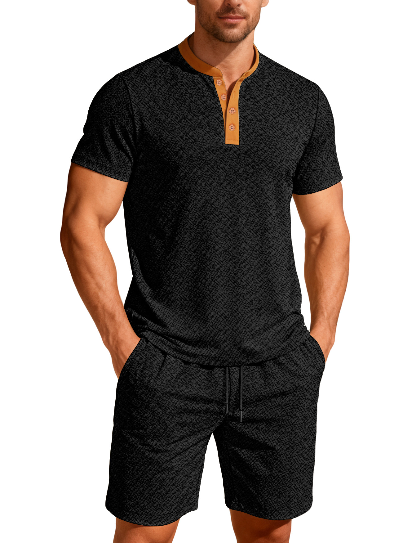 para hombre camisa & shorts Set