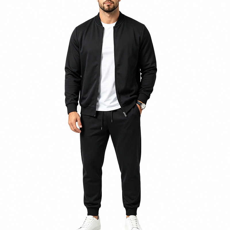 para hombre Relaxed para exterior Baseball chaqueta set