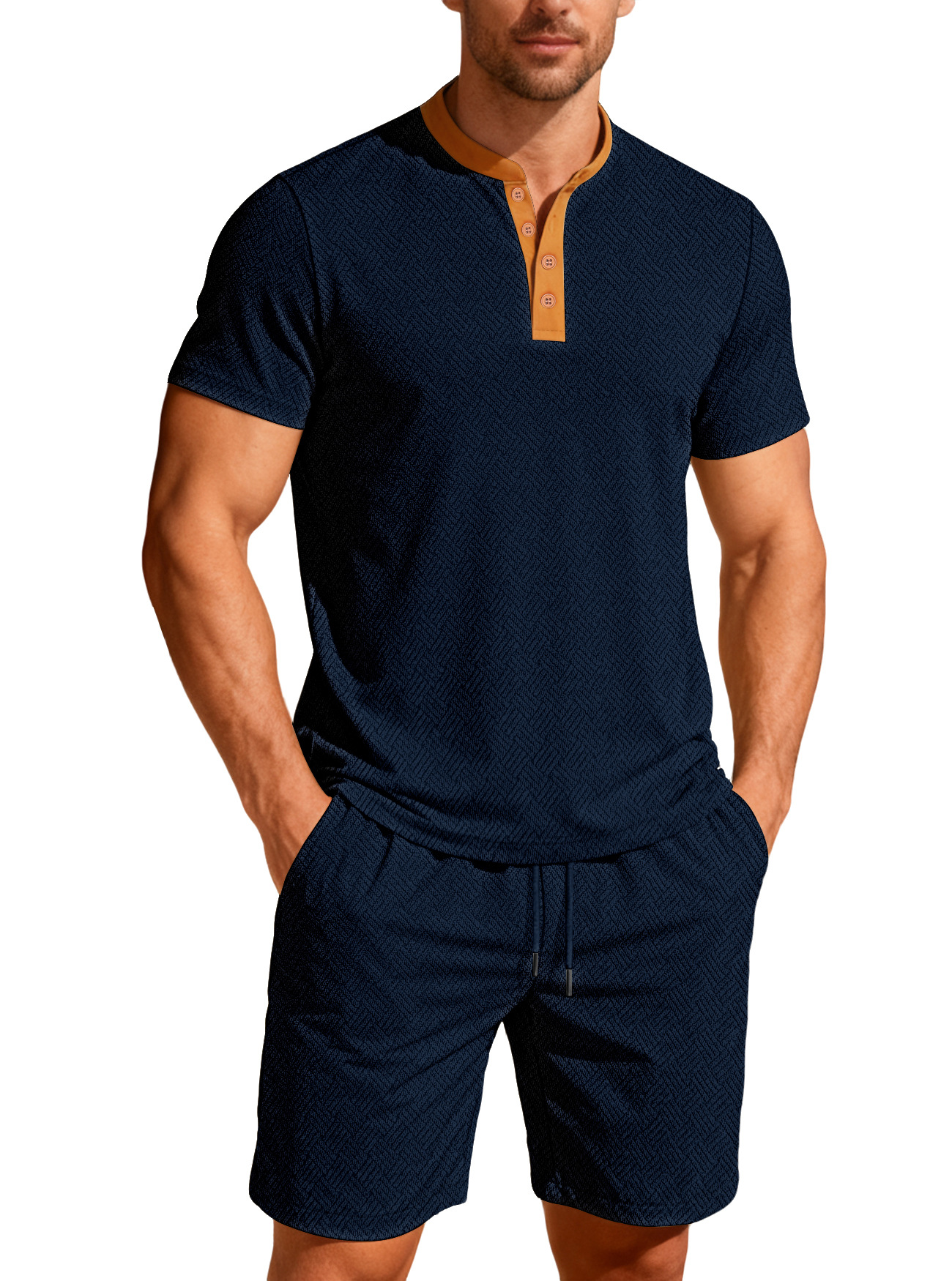 para hombre camisa & shorts Set