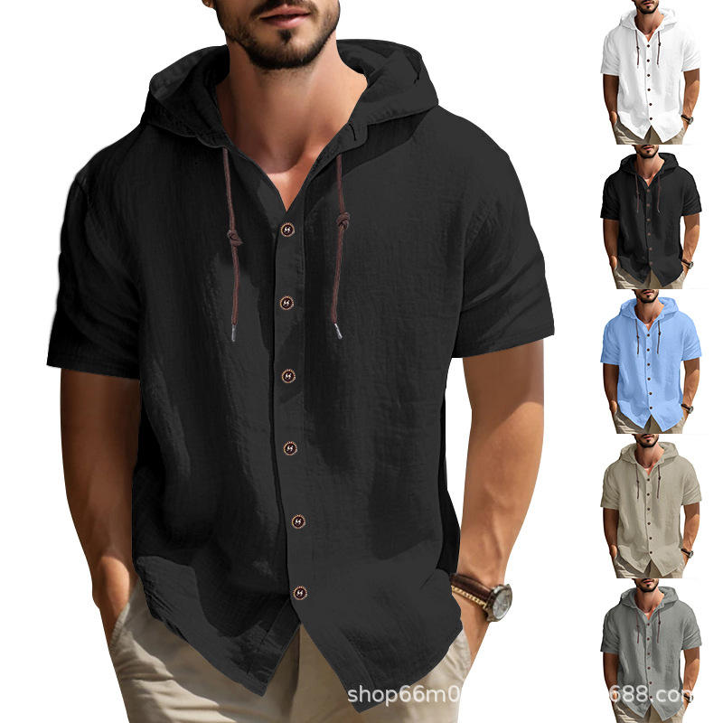 para hombre casual de manga corta camiseta