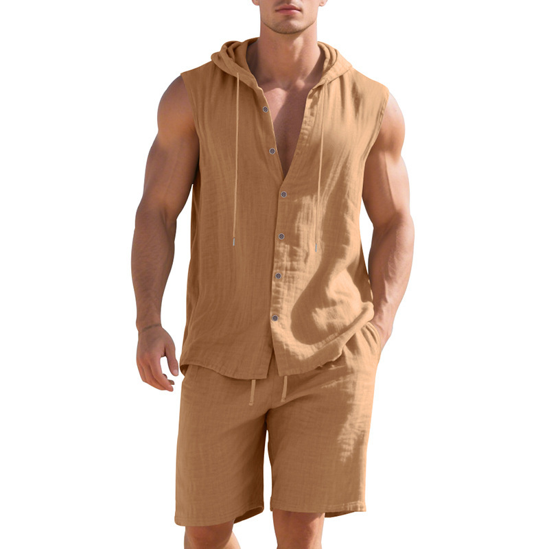 para hombre camisa & shorts Set
