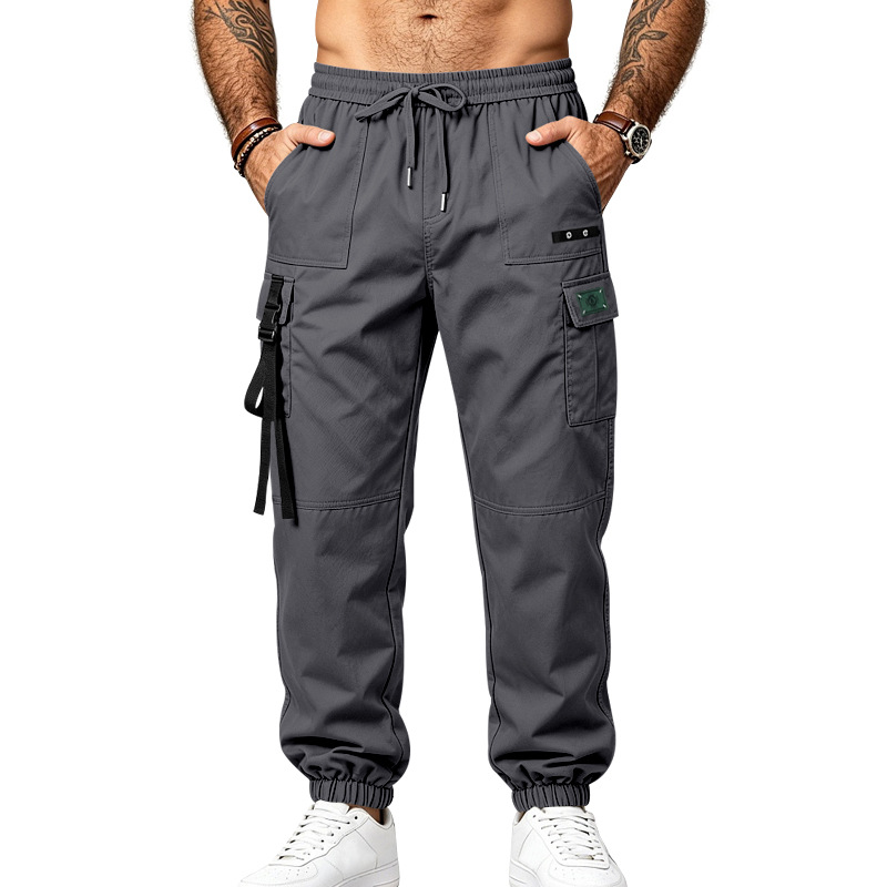 para hombre para exterior Cargo pantalón | Stretch Multi-Pocket Tapered Joggers