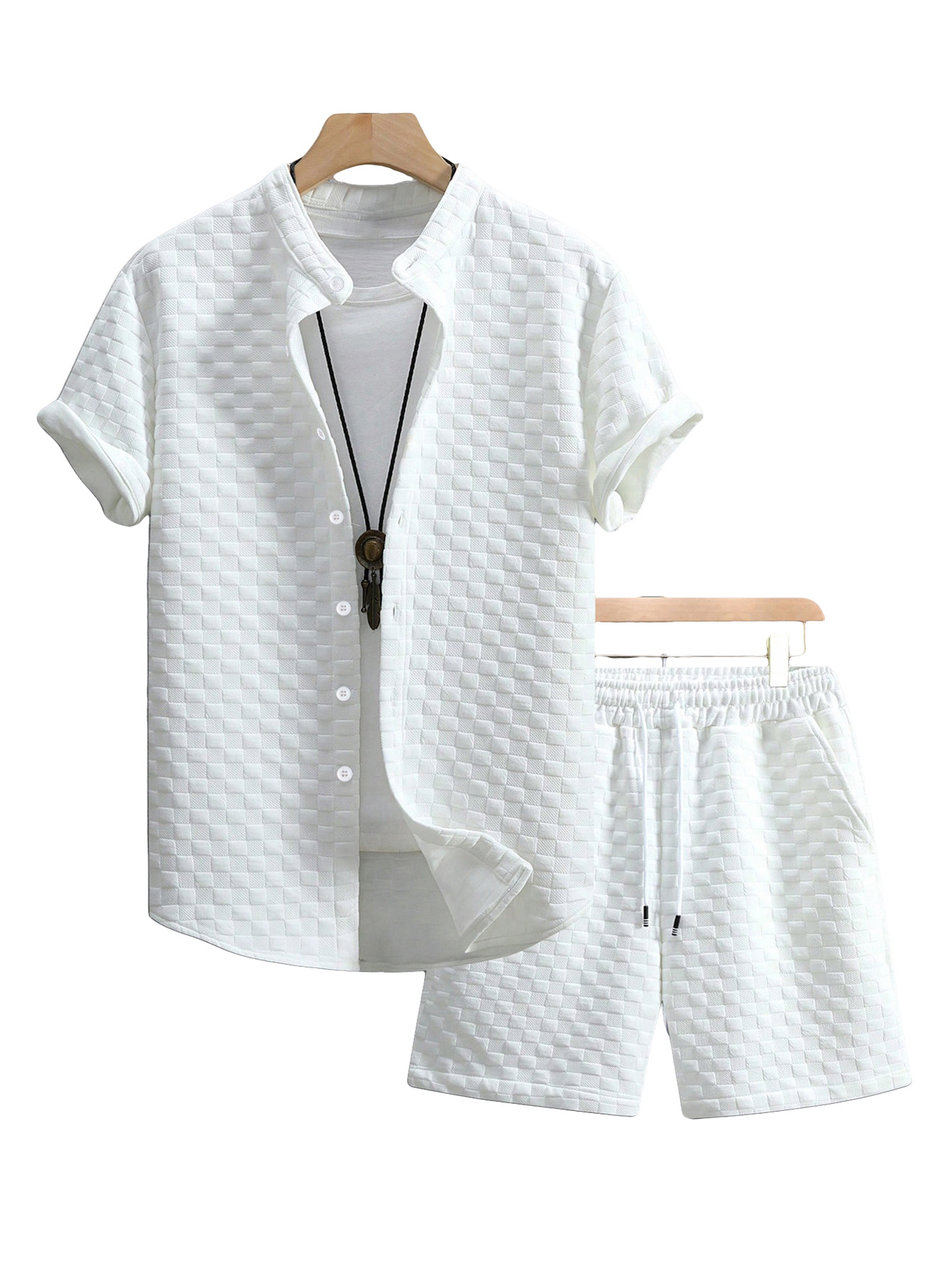 para hombre camisa & shorts Set