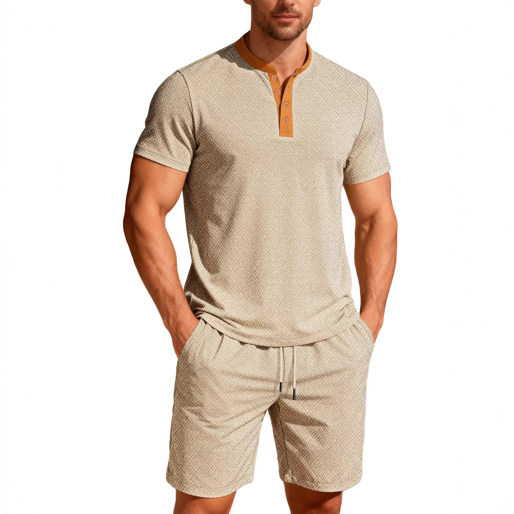 para hombre camisa & shorts Set