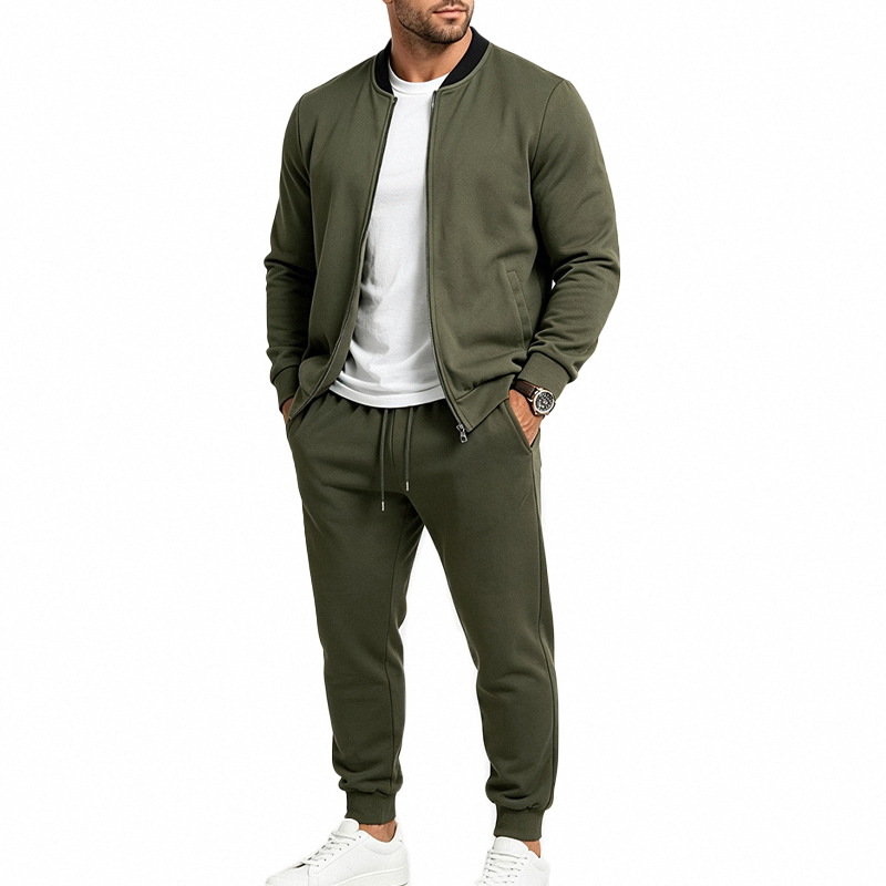 para hombre Relaxed para exterior Baseball chaqueta set