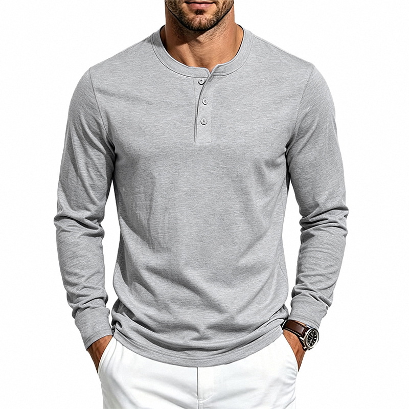 para hombre Crew Neck de manga larga camisa | Base Layer Tee