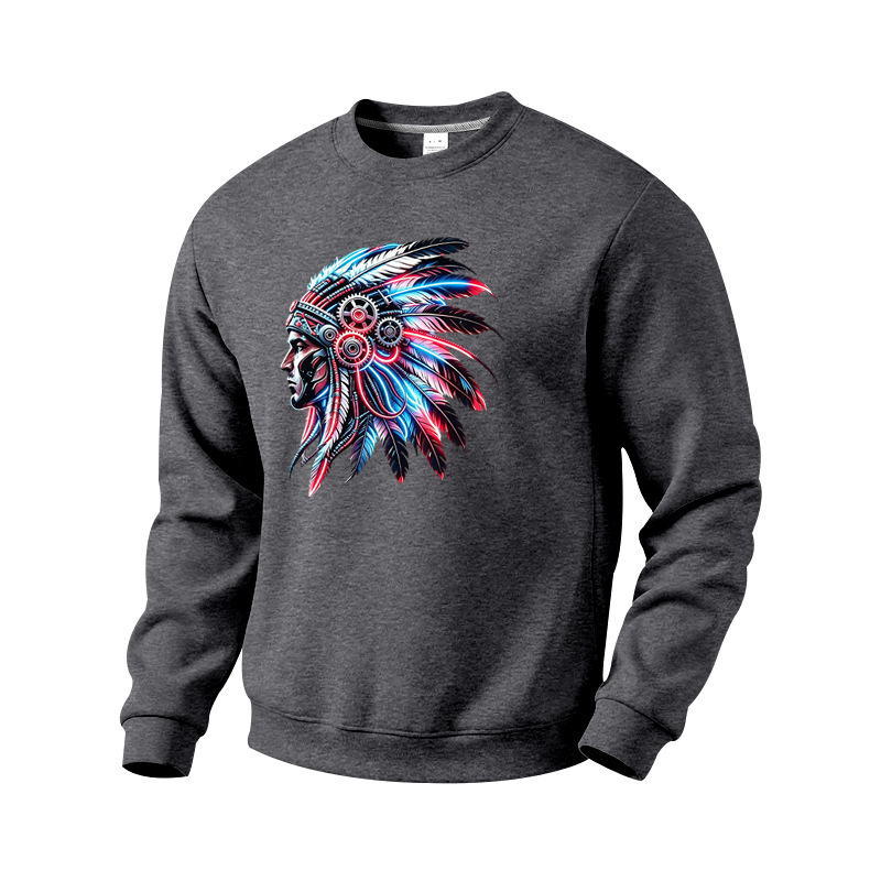 para hombre Fleece-Lined Crewneck Sweacamiseta