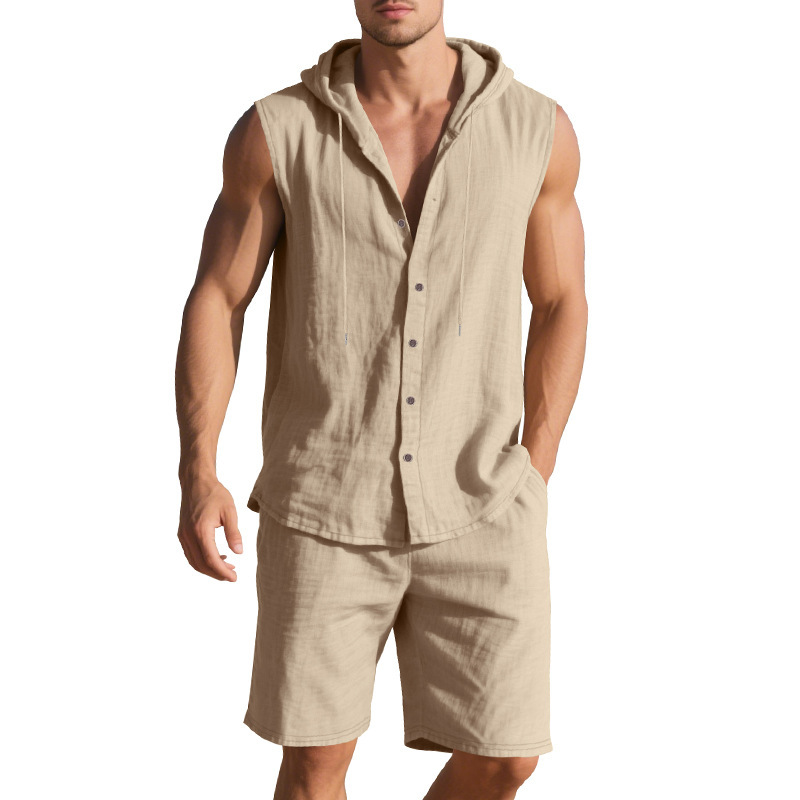 para hombre camisa & shorts Set
