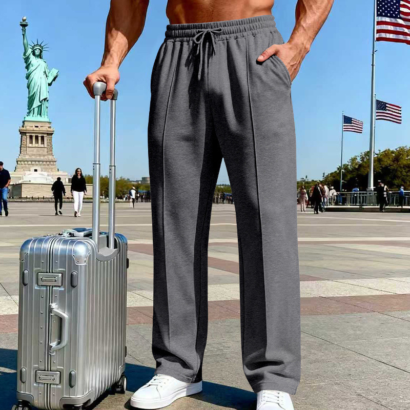 para hombre Relaxed Straight-Leg pantalón