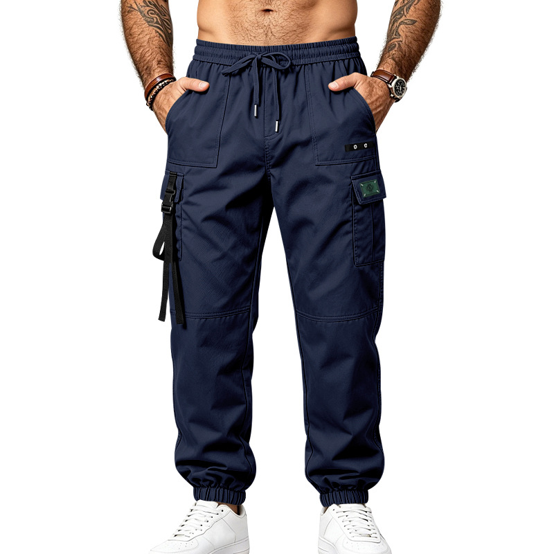 para hombre para exterior Cargo pantalón | Stretch Multi-Pocket Tapered Joggers