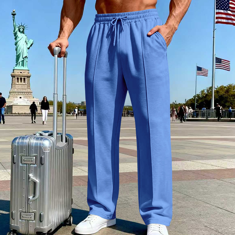 para hombre Relaxed Straight-Leg pantalón