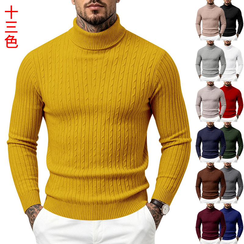 para hombre Turtleneck Sweater | Fall & Winter tejido Pullover