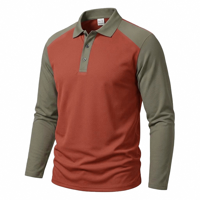 para hombre tejido de manga corta camisa polo