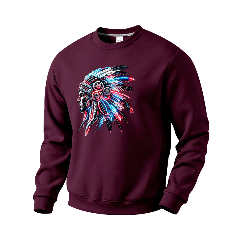 para hombre Fleece-Lined Crewneck Sweacamiseta