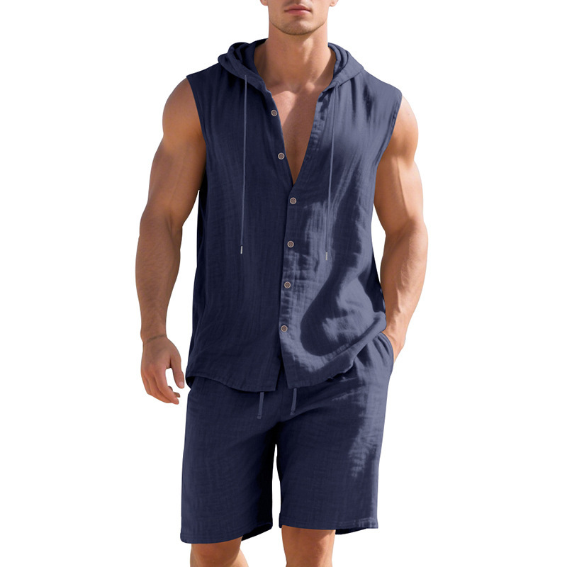 para hombre camisa & shorts Set