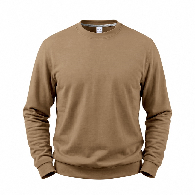 para hombre Heavyweight Fleece-Lined Relaxed Crewneck Sweacamiseta