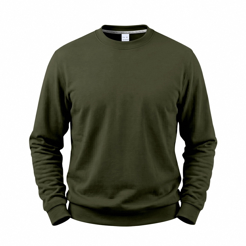 para hombre Heavyweight Fleece-Lined Relaxed Crewneck Sweacamiseta