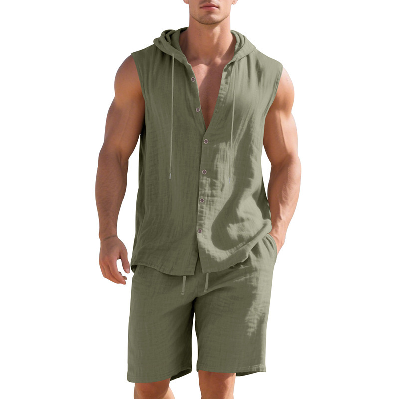 para hombre camisa & shorts Set