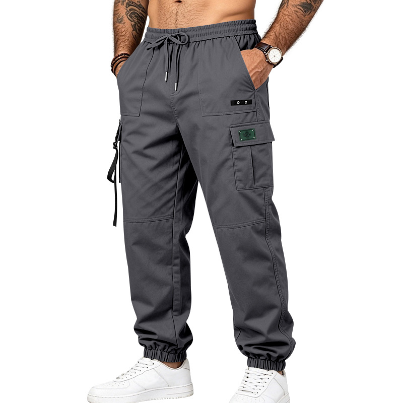 para hombre para exterior Cargo pantalón | Stretch Multi-Pocket Tapered Joggers