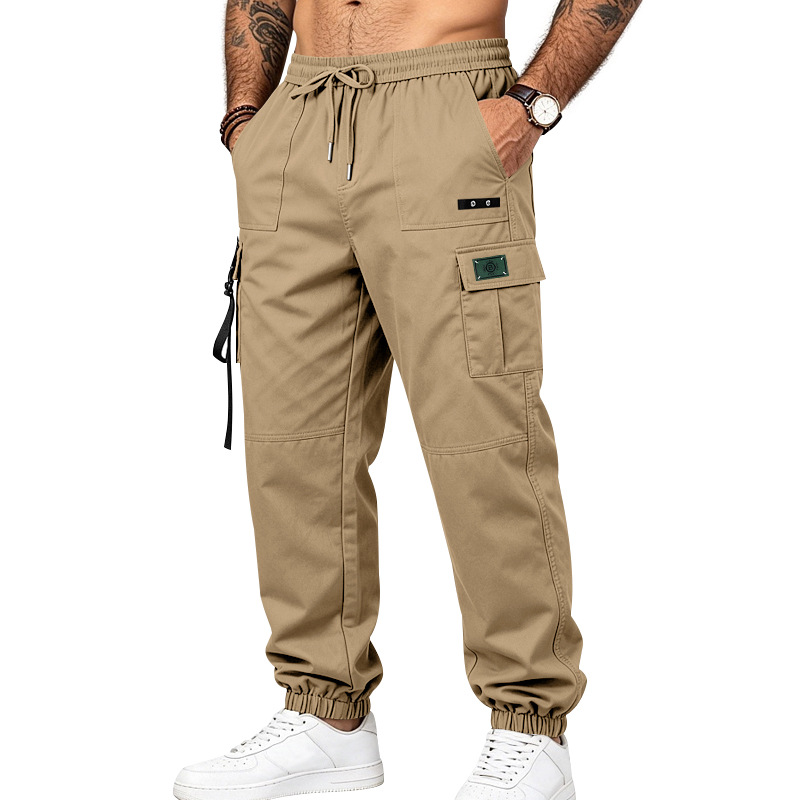 para hombre para exterior Cargo pantalón | Stretch Multi-Pocket Tapered Joggers
