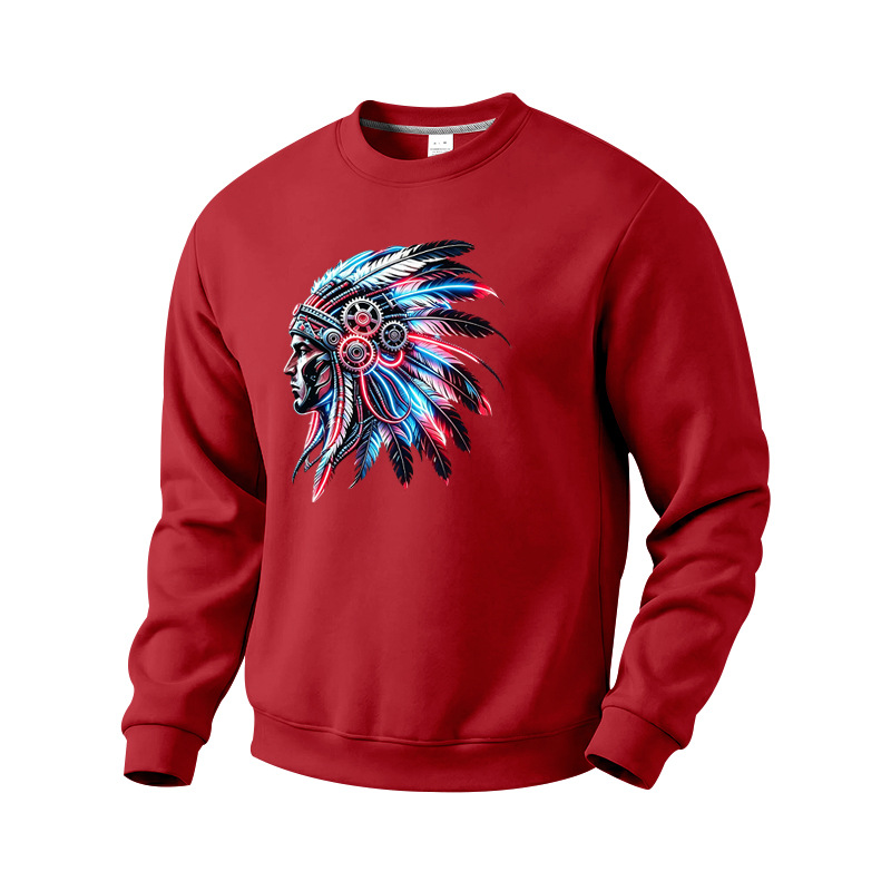 para hombre Fleece-Lined Crewneck Sweacamiseta