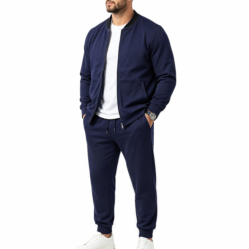 para hombre Relaxed para exterior Baseball chaqueta set