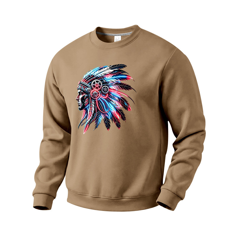 para hombre Fleece-Lined Crewneck Sweacamiseta