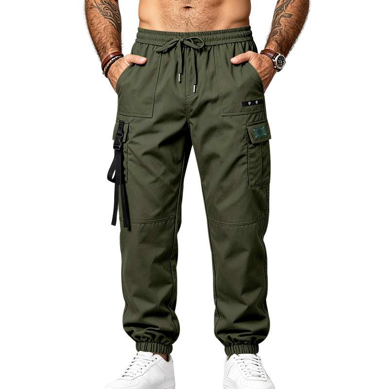 para hombre para exterior Cargo pantalón | Stretch Multi-Pocket Tapered Joggers